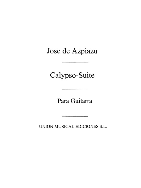 Azpiazu: Calypso Suite for Guitar