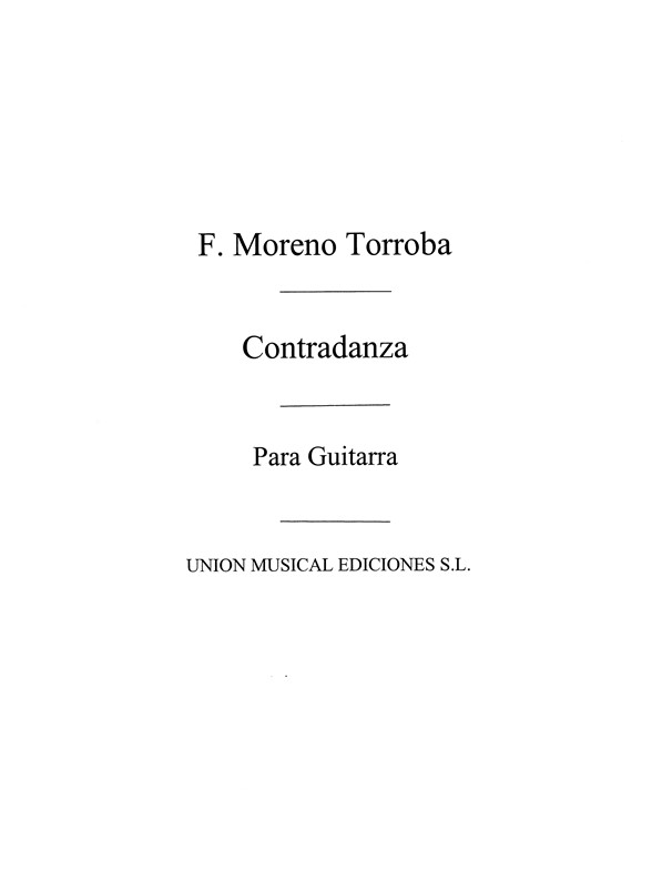 Moreno Torroba Contradanza Guitar