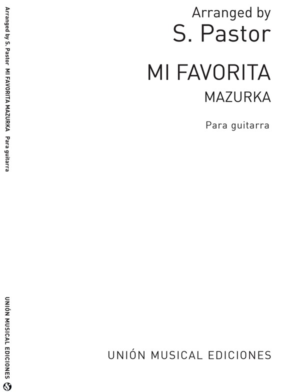 Anonimo: Mi Favorita Mazurka (Pastor) for Guitar