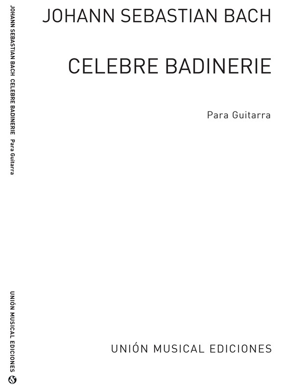 Bach: Badinerie (Azpiazu) for Guitar
