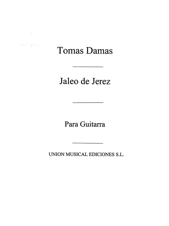 Damas: Jaleo De Jerez (Maravilla) for Guitar
