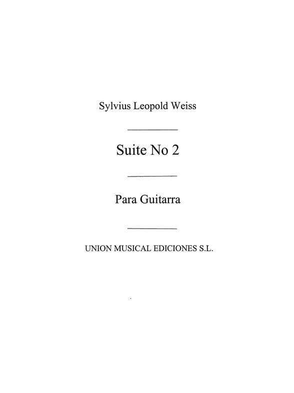 Weiss: Suite No2 (Balaguer)