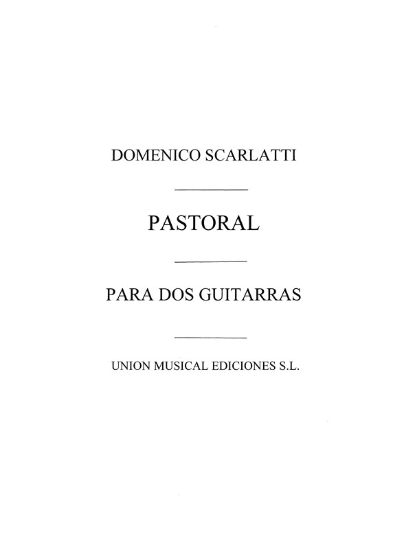 Scarlatti: Pastoral (Garcia Velasco) for 2 Guitars