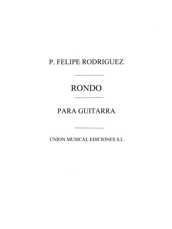 Rodgriguez: Rondo (Anido) for Guitar
