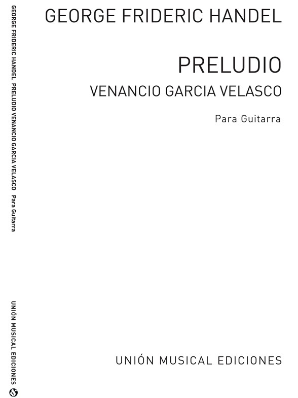 Handel,G.F: Preludio (garcia Velasco)
