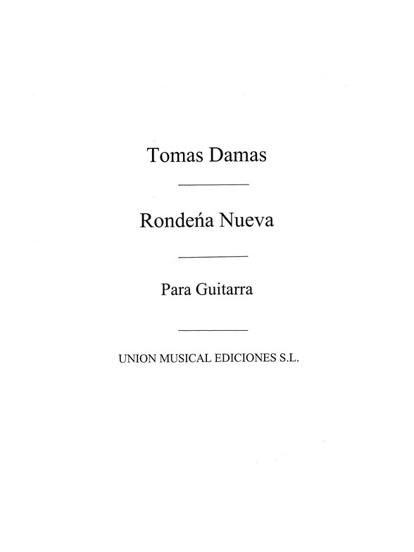 Damas: Rondena for guitar