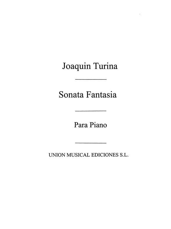 Turina: Sonata Fantasia Op.59 for Piano