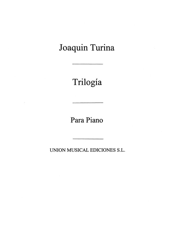 Turina: Ofrenda Op.85 De Trilogia for Piano