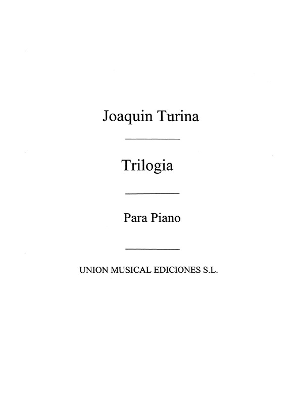 Turina: Hipocrates Op.86 De Trilogia for Piano
