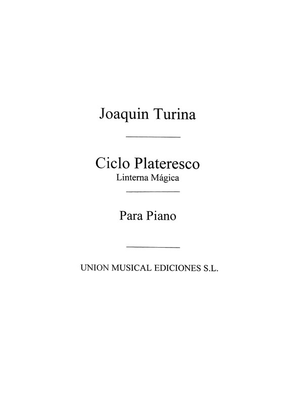 Turina: Linterna Magina Op.101 Ciclo Plateresco for Piano