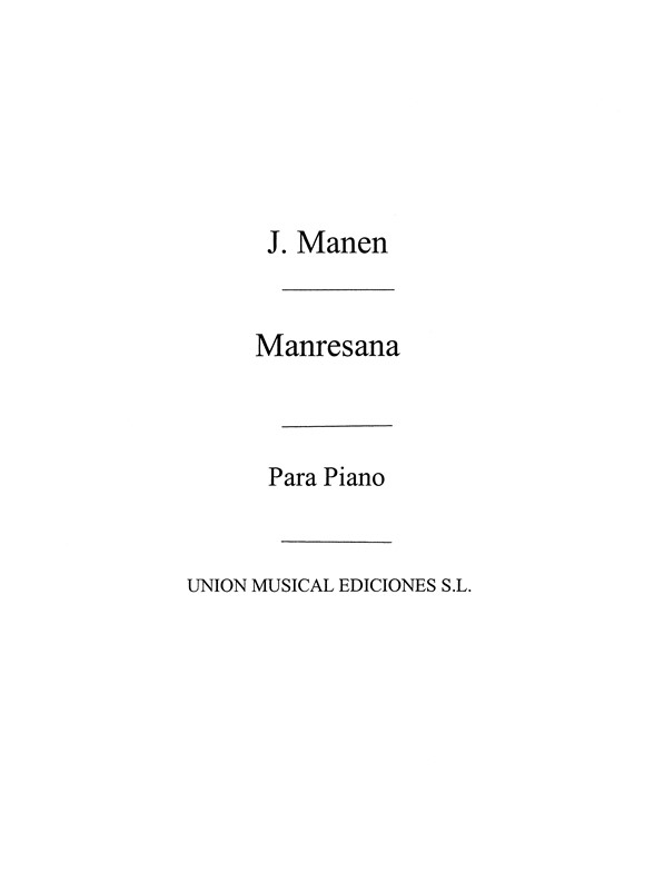 Manen: Manresana, Sardana for Piano