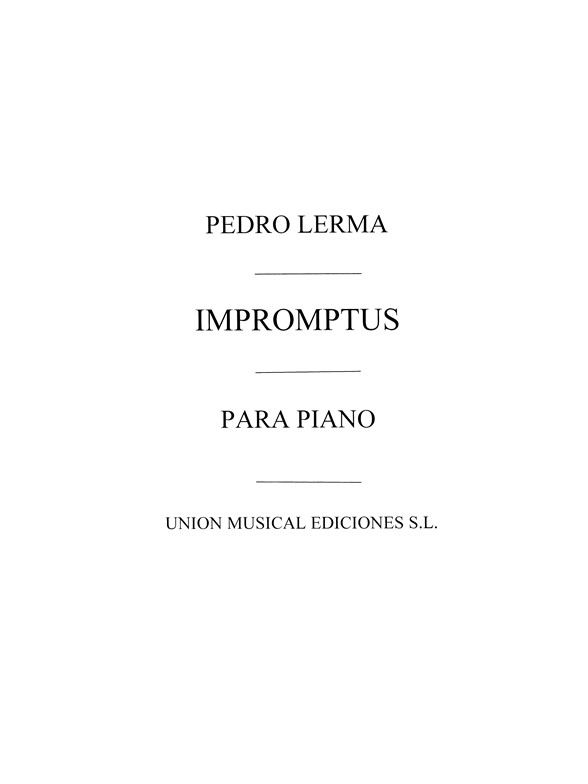Lerma: Impromptus for Piano
