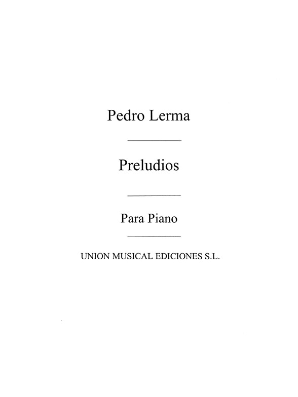 Lerma: Preludios Romantica Nuria Oriental for Piano