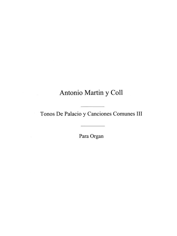 Varios Tonos De Palacio Y Canciones Commumes Organ
