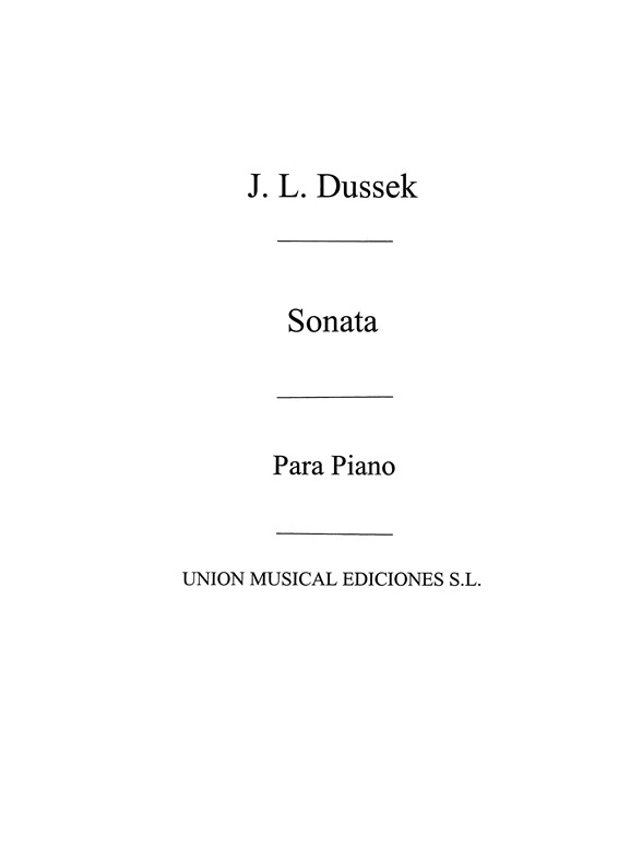 Dussek: Sonata Op.9 No.1
