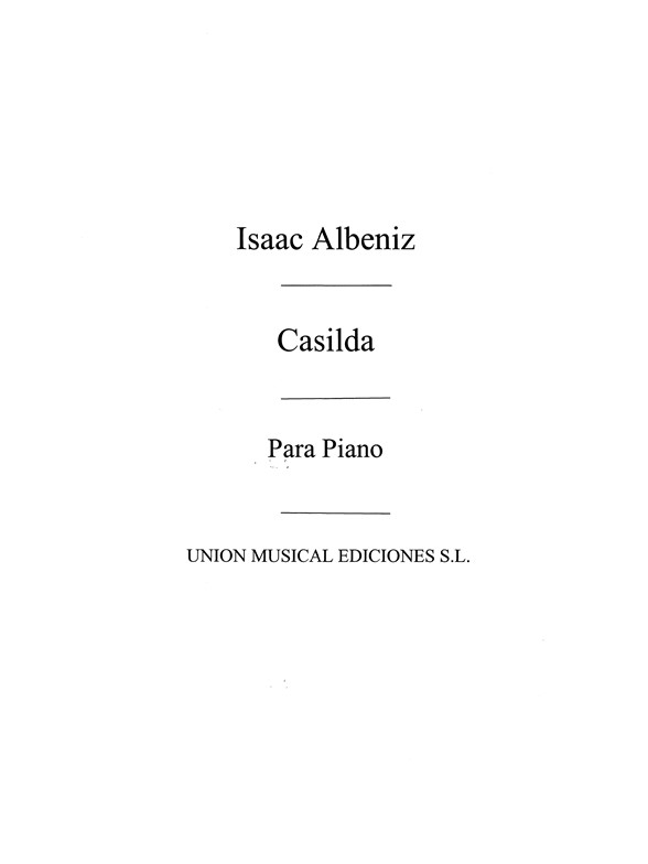 Albeniz: Casilda No.2 from Mazurkas De Salon Op.66 for Piano