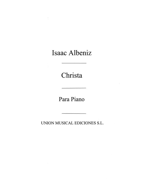 Albeniz: Christa No 5 from Mazurkas De Salon Op.66 for Piano