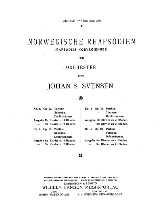 Norsk Rapsodi Nr.1 Op.17