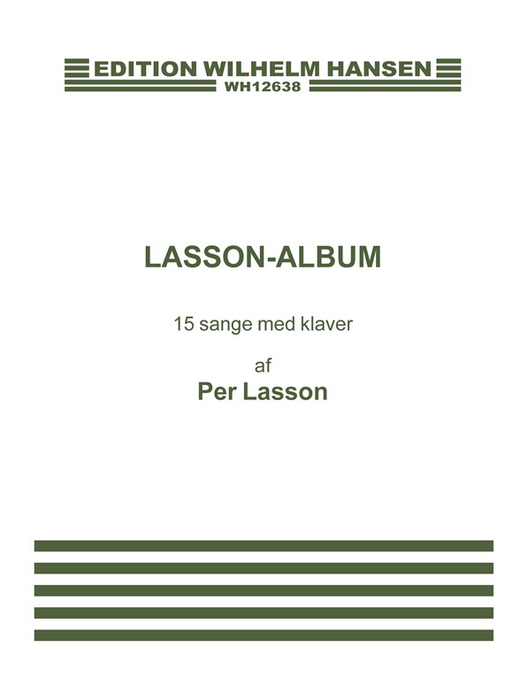 Per Lasson: Lasson-Album - Femten Sange Med Klaver (Vocal Album)
