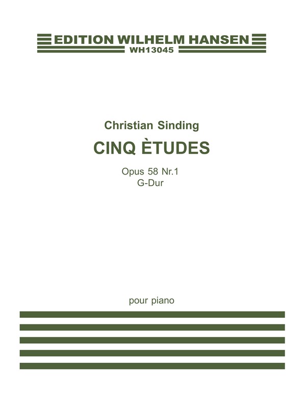 Sinding, C Etude G Op58 No1 Pf(Copy)