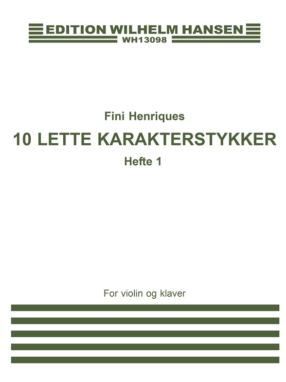 10 Lette Karakterstykker Hft.1