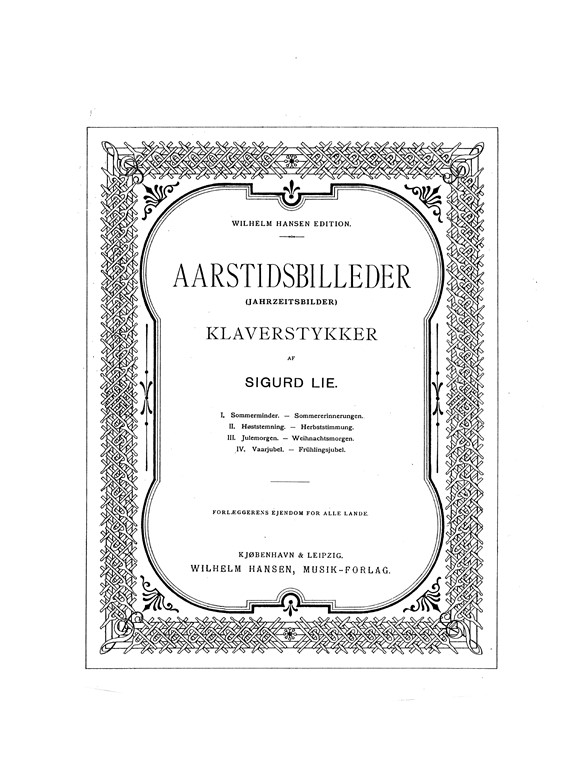 Sigurd Lie: Arstidsbilleder