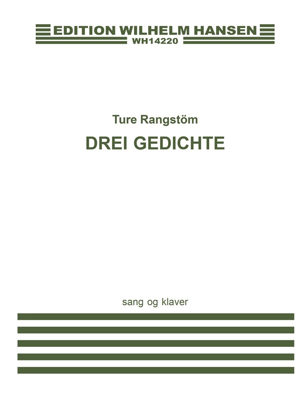 Ture Rangström: Drei Gedichte