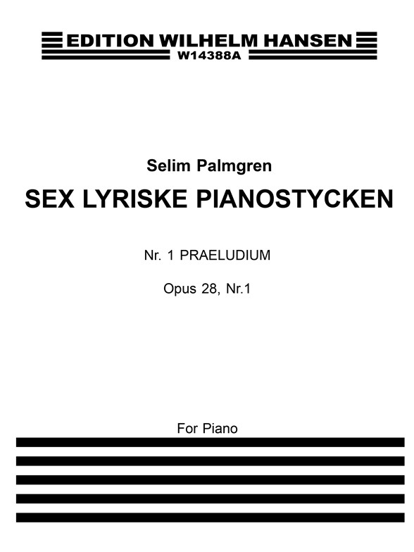 PALMGREN PRAELUDIUM OP.28/1