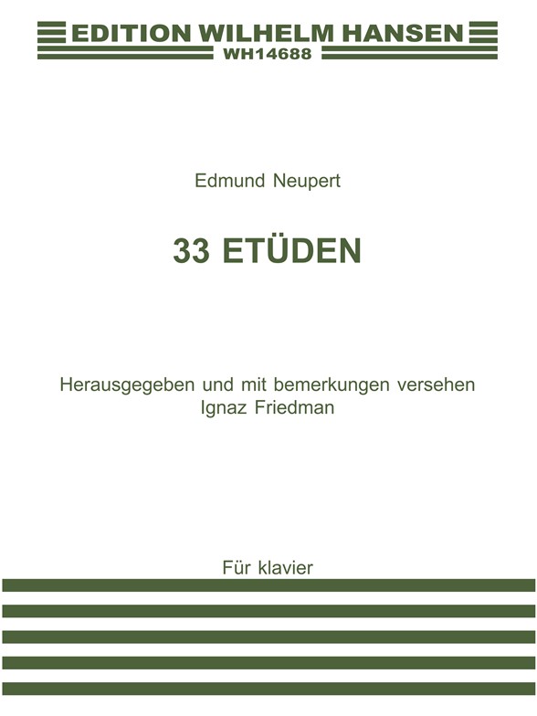 Edmund Neupert: 33 Etuden