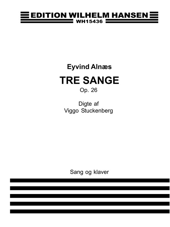 3 SANGE OP.26 (V.STUCKENBERG)