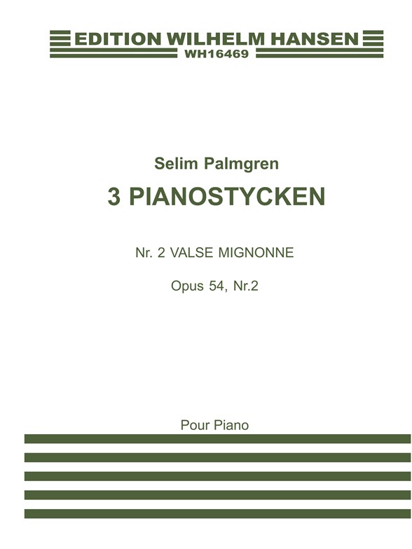 Palmgren 3 Pianostycken Op 54 Nr2