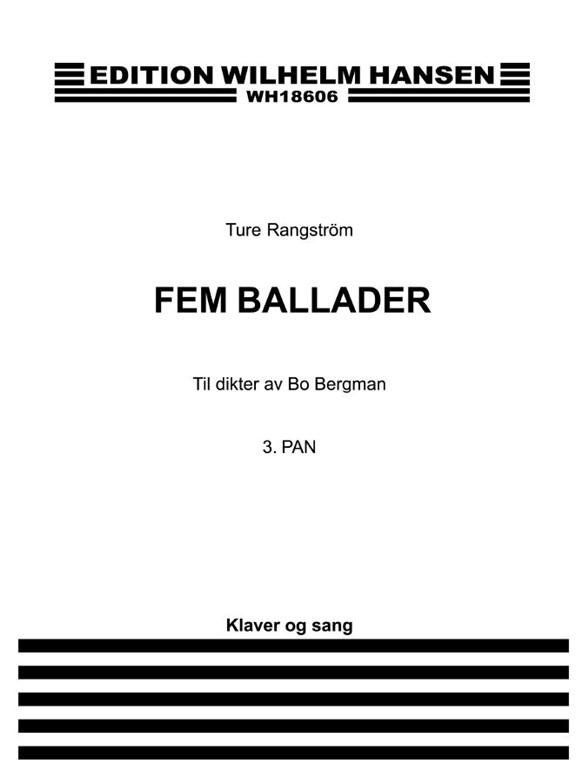 Rangstrom Pan From 5 Ballads Vce/Pf