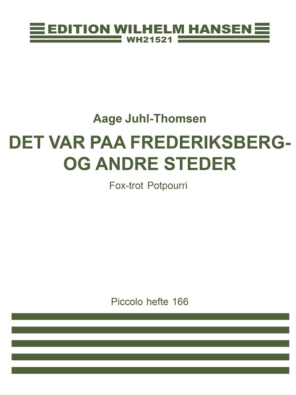 Det Var Pa Frederiksberg, Kopi