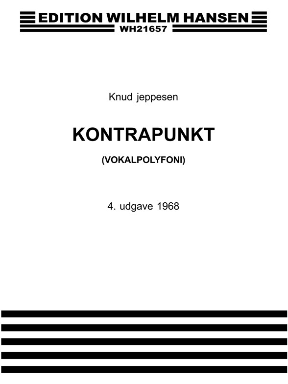 KNUD JEPPESEN KONTRAPUNKT-VOKALPOLYFONI