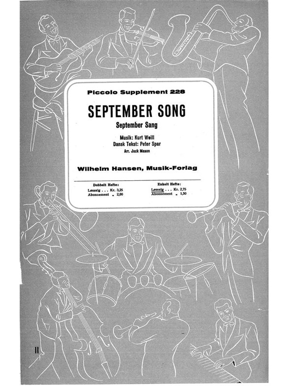 Kurt Weill: September Song (Orch. Version)