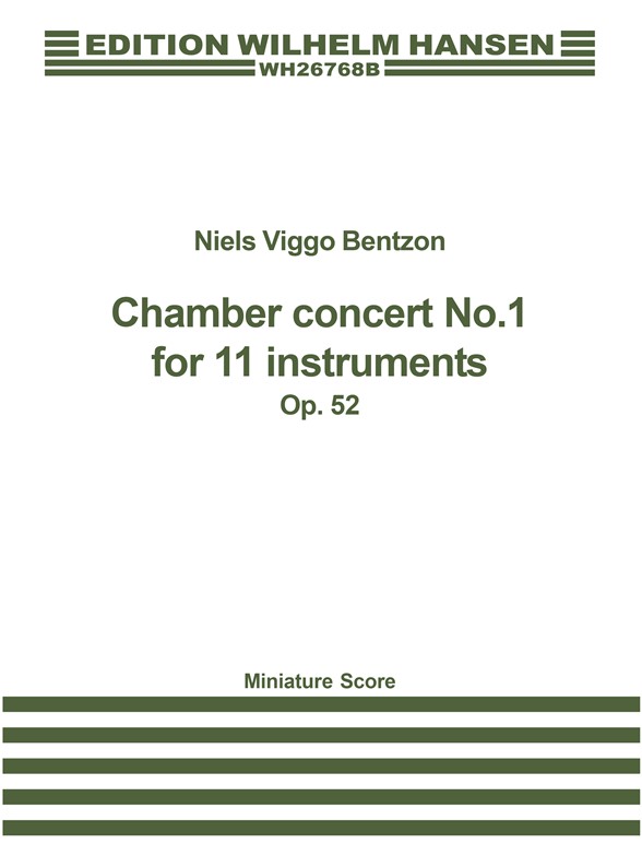 CHAMBER CONCERT FOR 11 INSTR. MS