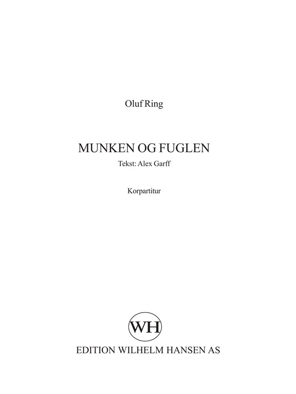 Munken Og Fuglen Fsl279