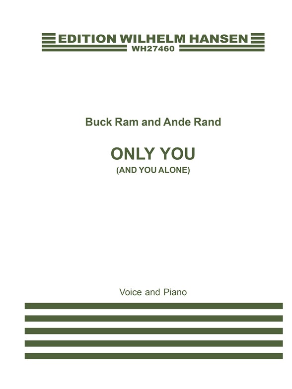 Buck Ram And Ande Rand: Only You (And You Alone)