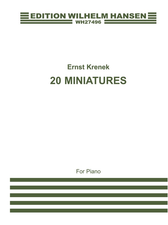 Ernst Krenek: 20 Miniatures