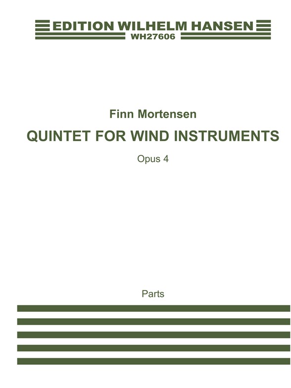 Finn Mortensen: Wind Quintet Op. 4 (Parts)