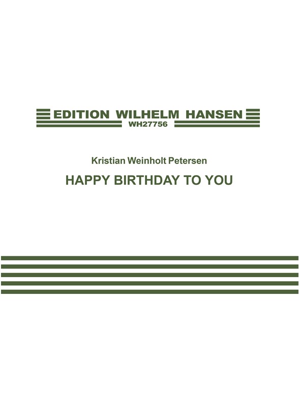 Happy Birthday To You