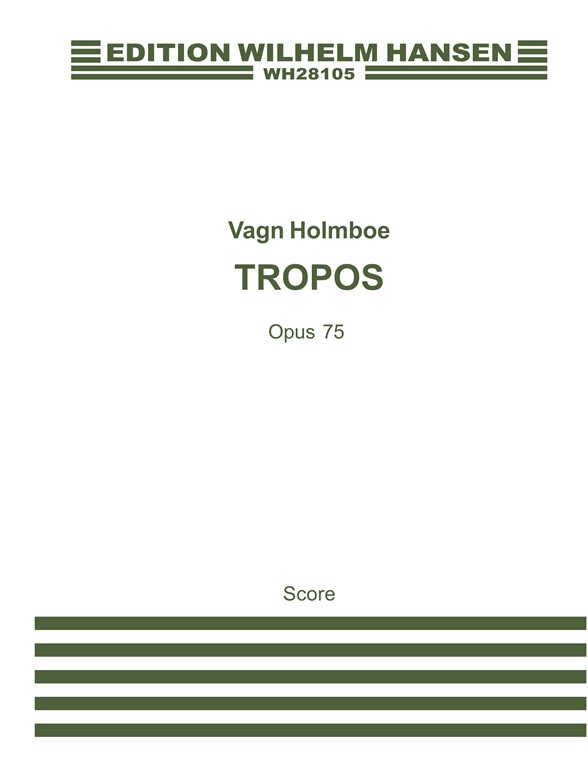 Vagn Holmboe: Tropos Op.75 (Miniature Score)