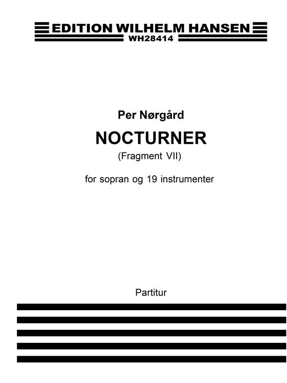 Per Nørgård: Nocturnes, Fragment VII (Score)