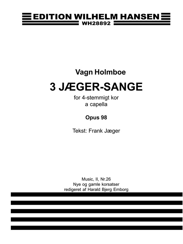 3 Jaeger Sange Op.98 Mu2,26