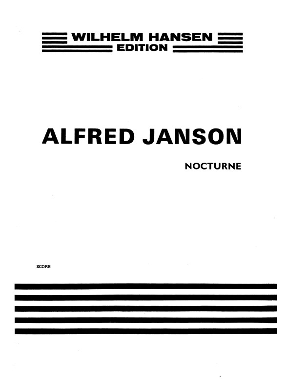 Alfred Janson: Nocturne (Score)