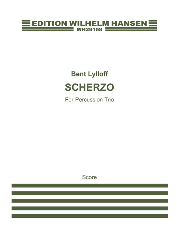Bent Lylloff: Scherzo For Percussion Trio (Score)