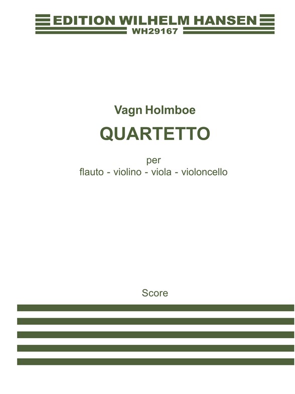 Vagn Holmboe: Quartet Op.90 (Score)