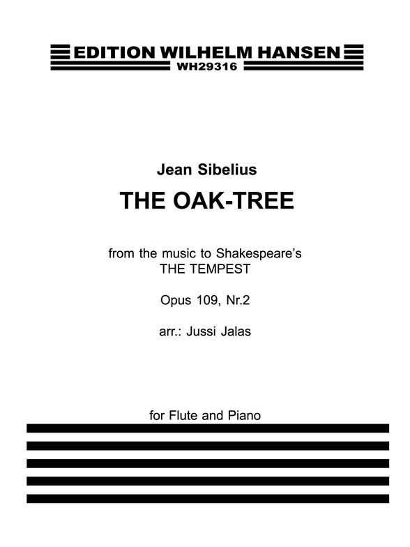 Jean Sibelius: The Oak-Tree (The Tempest) Op.109 No.2 (Flute/Piano)
