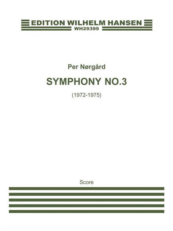 Per Nørgård: Symphony No.3 (Score)