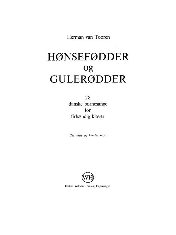 Honsefodder Og Gulerodder, Kopi